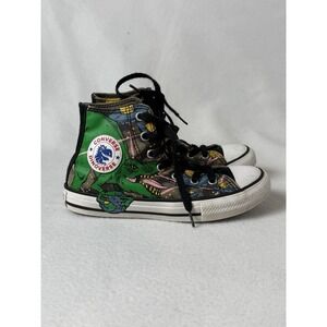 Converse Chuck Taylor All Star Dinoverse‎ High Top Kids Shoes Size 2 665391C